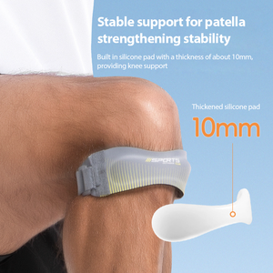 Genouillère de soutien ajustable pour la course, la marche, le basketball et les sports – Vente directe usine - Product Image 3