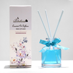 FUNDY Luxury Custom Private Natural Stick Transparent Glass Bottle Reed <strong>Diffuser</strong> 50ml Eco-friendly Gift Box <strong>Home</strong> Wedding Room - Product Image 2