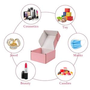 2022 scatole 전자 상거래 spedizione rosa bomboniere matrimonio prodotti 사용자 정의 scatole - Product Image 2