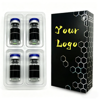 Boîtes d'emballage personnalisées pour flacons médicaux ou de parfum, avec logo estampé à chaud en or, pour flacons simples ou doubles de 3 ml, 5 ml, 7 ml, 10 ml