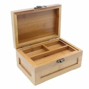 定制天然实木礼品盒双层木质礼品茶饰品包装收纳盒带托盘