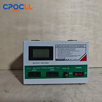 Stabilisateur de tension entièrement automatique à 98 % d'efficacité, régulateur à servomoteur 50/60 Hz SVC-1000VA monophasé AC haute précision