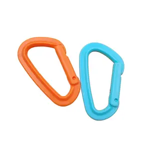 ABS Fivela Personalizada Gancho Plástico Forte Fecho Clipes Portáteis Em Forma de D Carabiners