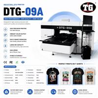 Nouvelle imprimante hybride DTG et DTF entièrement automatique à double poste de travail 2-en-1 pour la production personnalisée de vêtements et de t-shirts, fabriquée en Chine