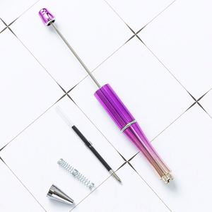 Customizable DIY Beaded <b>Pen</b> - UV Coated Promotional Gift with Logo Printing - Product Image 4