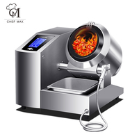 Robot de cuisine CHEFMAX en acier inoxydable 5000W, machine à mélanger, prix, machine à riz frit au gaz