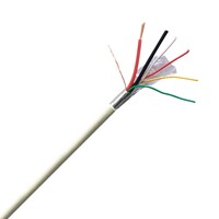 Câble à fibre optique LSZH à 6 conducteurs avec gaine en PVC Bouclier en feuille d'aluminium certifié CE pour les applications de contrôle et d'instrumentation audio