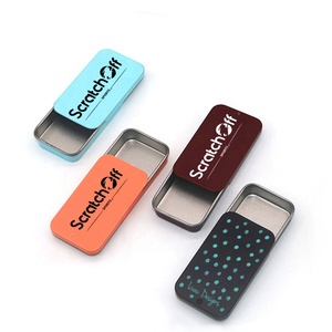 Caja de lata de metal pequeña, <span class=keywords><strong>embalaje</strong></span> personalizado e impresión de logotipo, venta al por mayor - Product Image 1