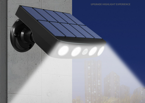 Solar-Bewegungsmelder-Leuchten IP65 Wasserdichte Außen-Solar-Sicherheitswandleuchten 3 Modi, Einstellbare Solar-Flutlichter - Product Image 4