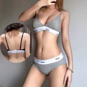 Conjunto de sujetador sin costuras de 2 piezas <span class=keywords><strong>Calvin</strong></span> <span class=keywords><strong>Klein</strong></span> para mujer, sexy, ecológico, de elastano, con control medio, para mujeres maduras - Product Image 4