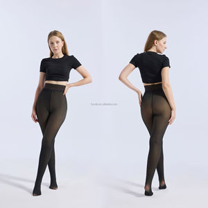 Nouveau <span class=keywords><strong>Collant</strong></span> Femme 2025 Effet <span class=keywords><strong>Transparent</strong></span> Chair Chaud Doublé Polaire Entrejambe Unique Épais pour Hiver - Product Image 3