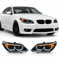 Faros Delanteros YX de Alto Rendimiento de 12 V y 6000 K para BMW Serie 5 E60 2003-2010, Carcasa de ABS Anti-UV, Instalación Rápida con Conector