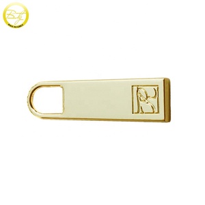 Thương Hiệu Tùy Chỉnh Quần Áo Kim Loại Zip Puller Bạc Mạ Vàng <span class=keywords><strong>Zipper</strong></span> <span class=keywords><strong>Slider</strong></span> Puller Cho Túi Xách - Product Image 2