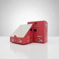 Boîtes en carton ondulé personnalisées OEM ODM, emballage prêt à l'emploi, présentoir de comptoir pour magasin de tabac, boîte de présentation pour emballage de rouleaux