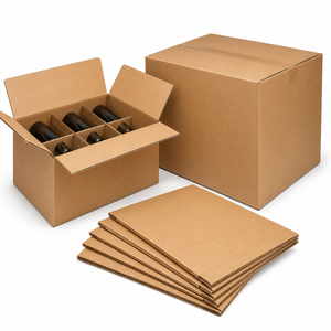 Cajas <span class=keywords><strong>de</strong></span> Cartón Extra Grandes Personalizadas y Económicas <span class=keywords><strong>Cerca</strong></span> <span class=keywords><strong>de</strong></span> <span class=keywords><strong>Mí</strong></span>, Cajas <span class=keywords><strong>de</strong></span> Envío Planas Individuales para Botellas <span class=keywords><strong>de</strong></span> Vino - Product Image 1