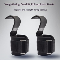 Hebehaken, Klimmzug-Haken, Gewichtheber-Handgelenkstützen, Rutschfeste Haken für Fitness, Langhantel-Training, Unisex-Griffe