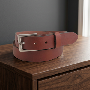 BS INTERNATIONAL Custom <b>Cow</b> Hide Genuine Leather Party Solid Men's Belt Steel Square Pin Waterproof Heavy-Duty Eco-Friendly - Product Image 1