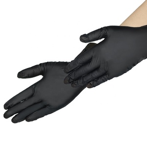 Guantes de PVC sin látex, impermeables, para corte de pelo, resistentes al <span class=keywords><strong>aceite</strong></span>, para lavar el cabello, desechables, sin polvo negro, guantes de vinilo de 4mil para peluquero - Product Image 1