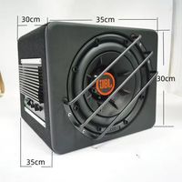 Subwoofer Activo para Coche de 10 Pulgadas con Amplificador Integrado, Altavoces para Auto MAX1500W, Caja de Subwoofer y Altavoces de Sonido