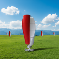 Éolienne verticale à axe hélicoïdal compacte 2026, générateur d'énergie libre, éolienne domestique 10 kW