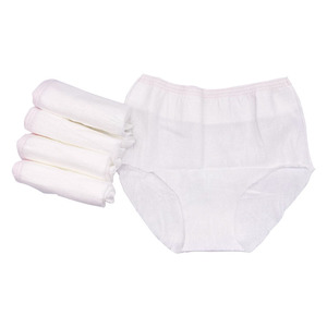 Respirant 100% coton femmes sous-vêtements de <span class=keywords><strong>maternité</strong></span> jetables culottes sous-vêtements grande taille - Product Image 3