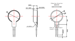 2.0V Dc 10Mm Grootte Cirkel Type 210Hz Kracht 2.0G Z As Lra Lineaire Vibratie Motor Controller Feedback Haptische Motor - Product Image 4