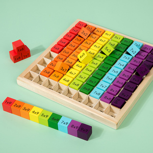 Table de Multiplication Montessori Number, Jeu d'Aides Pédagogiques, Jouets Éducatifs <span class=keywords><strong>pour</strong></span> Enfants Garçons Filles, 99 - Product Image 4