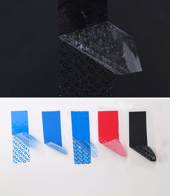 Custom Security Adhesive Label PET Material VOID Tamper-Evident Seal Secure Numbered Sticker for Box Printing
