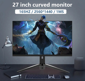 จอคอมพิวเตอร์ขนาด 27 นิ้ว ความละเอียด 2K 165Hz สำหรับเล่นเกม แบบโค้ง 120%sRGB 1ms R1800 จอคอมพิวเตอร์พีซี - Product Image 5