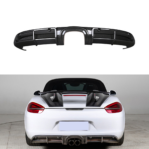ชุดแต่งกันชนหลังคาร์บอนไฟเบอร์ ปี 2012-2016 สำหรับ Cayman Boxster 981 พร้อมบังโคลนและชุดป้องกันตัวถัง - Product Image 1