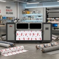 Nouvelle imprimante à sublimation automatique grand format Xmay 1,9 m, 8 têtes d'impression Epson I3200, machine d'impression textile rouleau à rouleau CMYK