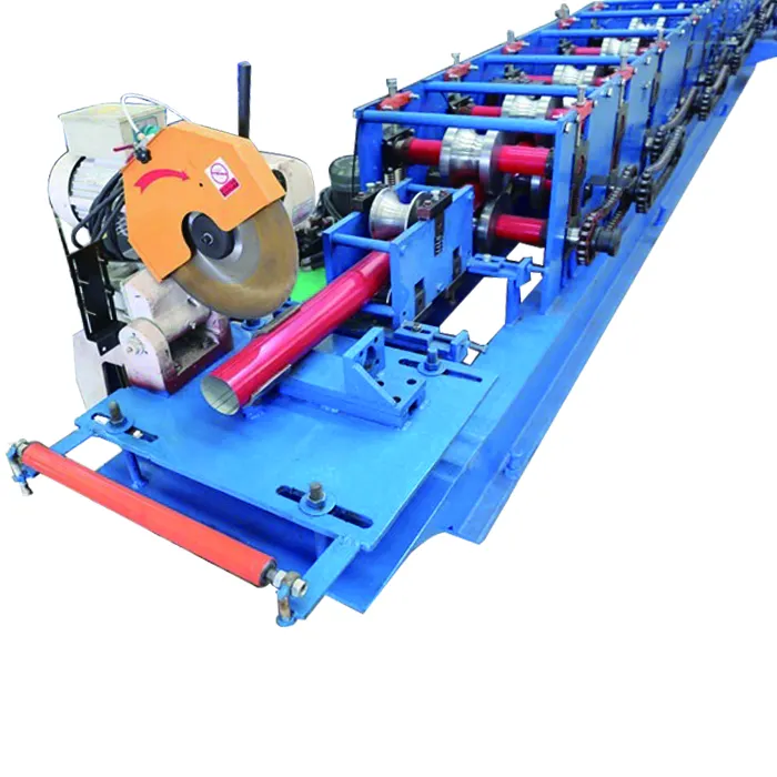 JCX Euro standart dikişsiz iniş borusu iniş borusu boru rulo şekillendirme makinesi