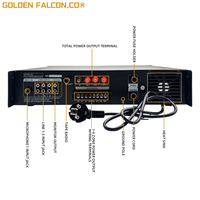 Équipement de sonorisation audio professionnel 120W Système d'amplificateur pa 100-220V