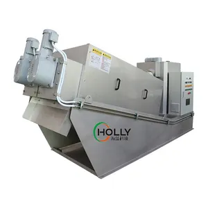 Sludge Dewatering Press Wastewater Treatment Sludge Dewatering Screw Press Machine For Sale