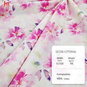 Tela de Algodón Tana Estilo Liberty London con Estampado Digital, Bajo MOQ, <span class=keywords><strong>Material</strong></span> para Vestidos Personalizables - Product Image 2