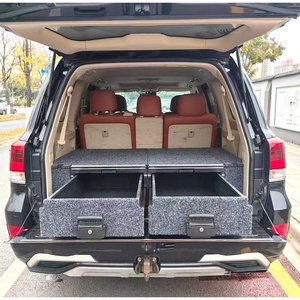 ระบบลิ้นชักคู่ VRD4X4 คุณภาพสูง ป้องกันการสั่นสะเทือน สำหรับรถยนต์โตโยต้าแลนด์ครุยเซอร์ ซีรีส์ 200 และ Lexus LX570 ระบบลิ้นชักอัลติเมท โซลูชั่นการจัดเก็บ - Product Image 1