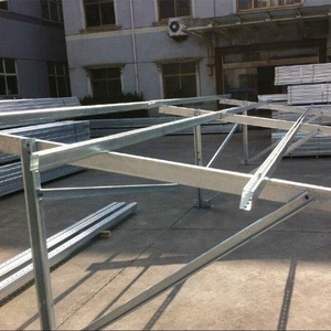 Structure de montage photovoltaïque galvanisée ERW en zinc-aluminium-magnésium longue durée, résistante à la corrosion, pour support au sol <span class=keywords><strong>solaire</strong></span> - Product Image 1