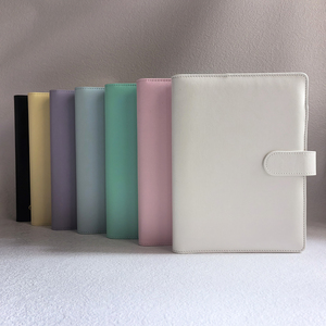 Sản Phẩm Mới Cổ Phiếu Nhà Máy Chất Lượng Cao Macarons Món Quà Sang Trọng Bán Buôn PU Da Tạp Chí Chất Kết Dính Clip Planners Tổ Chức Ngân Sách - Product Image 5