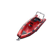 Bateau semi-rigide en aluminium 680 Hypalon de style sportif certifié CE, double modèle, pour la pêche, le surf et les activités de plein air, en PVC et fibre de verre