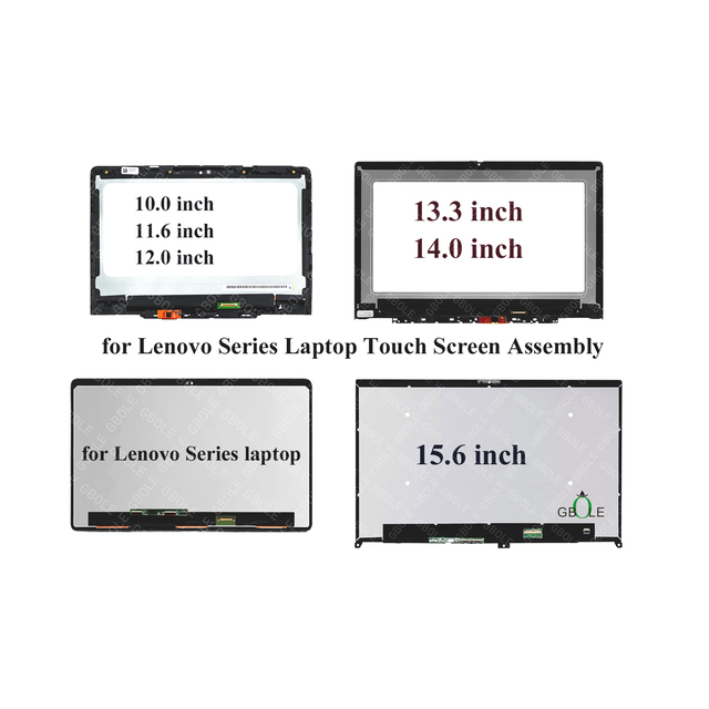 Laptop Touch Digitizer Assembly Screen Parts for Lenovo IdeaPad/ThinkPad/Yoga/X Series Replacement Screen LCD OLED FHD 15.6 13.3