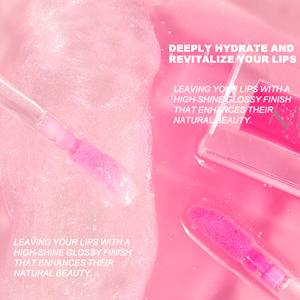 Aceite Labial Brillante <span class=keywords><strong>HANDAIYAN</strong></span>, Hidrata Profundamente, Repara la Sequedad, Cambia de Color con la Temperatura, Brillo Labial en Tubos Cuadrados de Lujo - Product Image 4