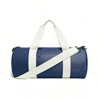 Tas Duffel Polyester dengan Ritsleting dan Kantong Dalam, Ringan, Cocok untuk Perjalanan, Gym, Liburan Akhir Pekan, dan Perjalanan Bisnis Singkat