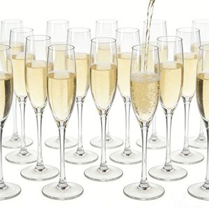 Copa de champán tipo flauta para cócteles, bodas, fiestas, comercio exterior, vino tinto, brandy, banquetes, venta directa de fábrica, plástico rígido - Product Image 1