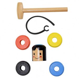 Juguete de Madera Daruma 2019, Truco de Magia Irrompible, Marioneta de Empujar, Magia Callejera con Instrucciones - Product Image 5