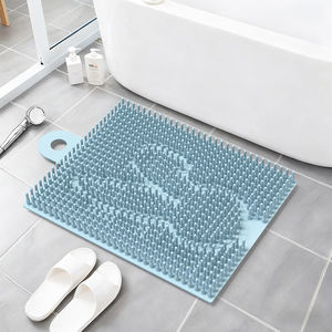 Siliconen badmassagepad antislip douche voet- en rugscrubber <span class=keywords><strong>mat</strong></span> rugscrubber pad kussen borstel badkamermat - Product Image 2