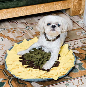 Dog Snuffle Mat Toy <b>Slow</b> <b>Feeder</b> Puppy Chew Toys Keep Busy Sniffing Mat for All Breeds Sizes Pet Snuffle Mat for Dogs Cats - Product Image 3