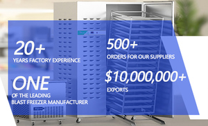 Prosky thấp hơn thực phẩm bánh bao nhiệt độ một cách nhanh chóng và an toàn nhanh chóng sâu sốc Vụ Nổ Tủ đông Máy làm lạnh/Nhanh Chóng-đóng băng tủ/10 khay - Product Image 3