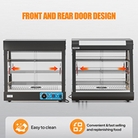 Vitrine Chauffante Commerciale Électrique de Comptoir pour Aliments Chauds, Pâtisseries et Snacks – Idéale pour Restaurants et Boulangeries