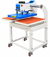 Presse à chaud industrielle grand format 40x60 pour T-shirts, équipement d'impression par sublimation semi-automatique, usage commercial