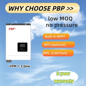 Convertisseur de charge photovoltaïque PBP à <span class=keywords><strong>prix</strong></span> avantageux, 6400VA, puissance de surtension, solaire, 3.2kW, hors réseau, hybride, onde sinusoïdale pure, 24VDC, 230VAC - Product Image 3
